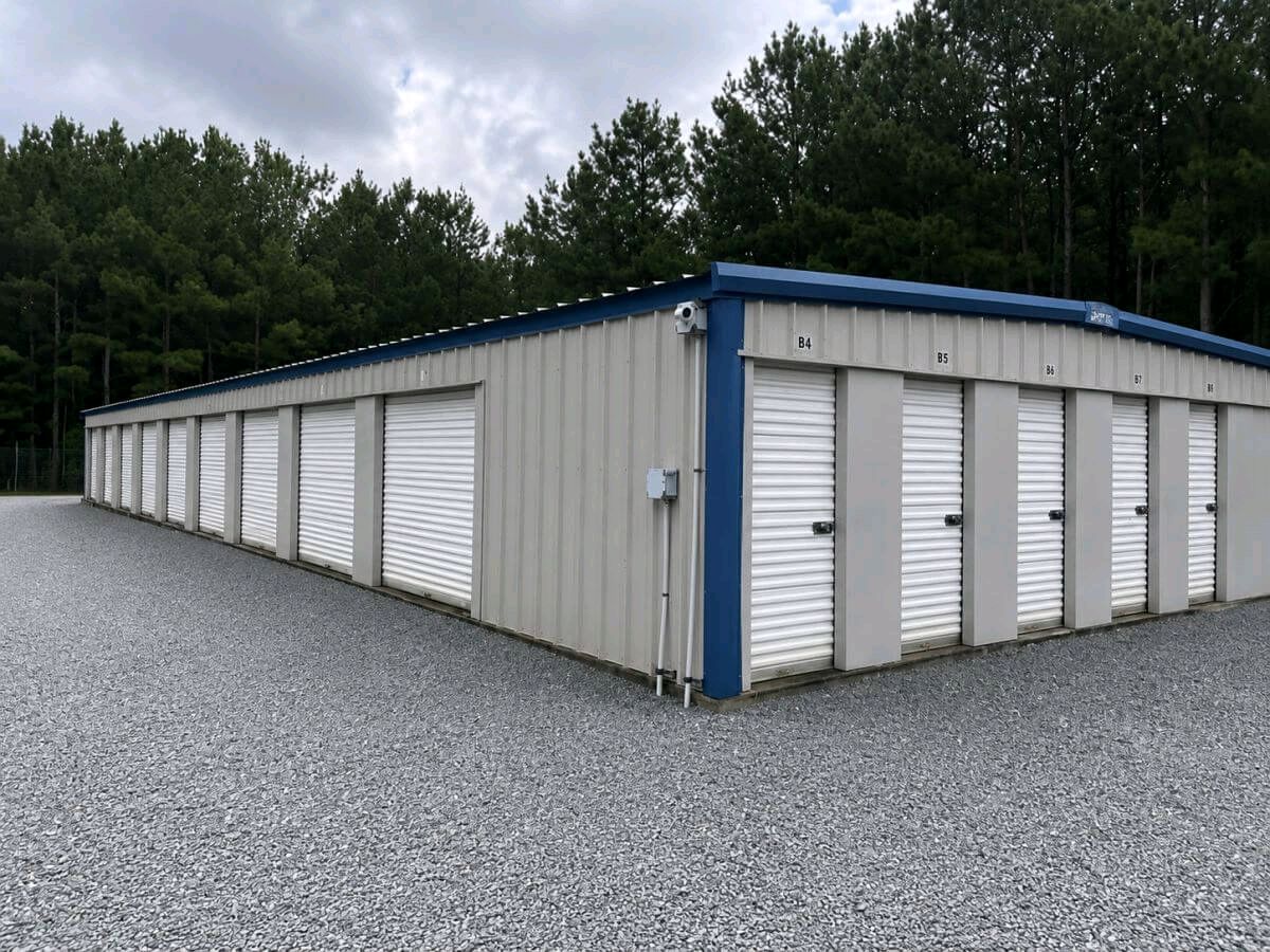 Drive-up storage units at Lockbox Mini Storage